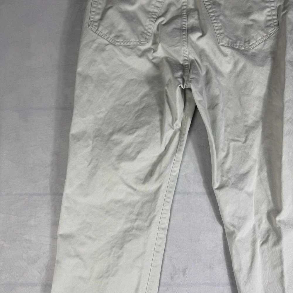Banana Republic Mens Jeans Beige Denim Laredo Fit Straight Leg Classic Fit  34 R